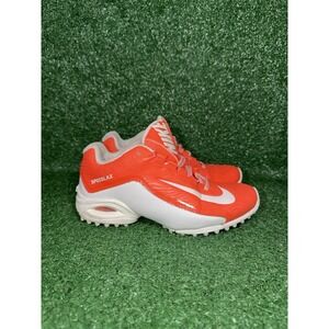 Nike Speedlax 5 Lacrosse Cleats Shoes Sport Sneakers Orange White Women‎ Size 5